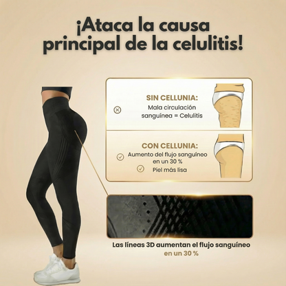 Legging 3D Cellunia – Redefina su silueta sin esfuerzo