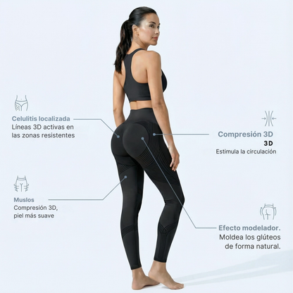 Legging 3D Cellunia – Redefina su silueta sin esfuerzo